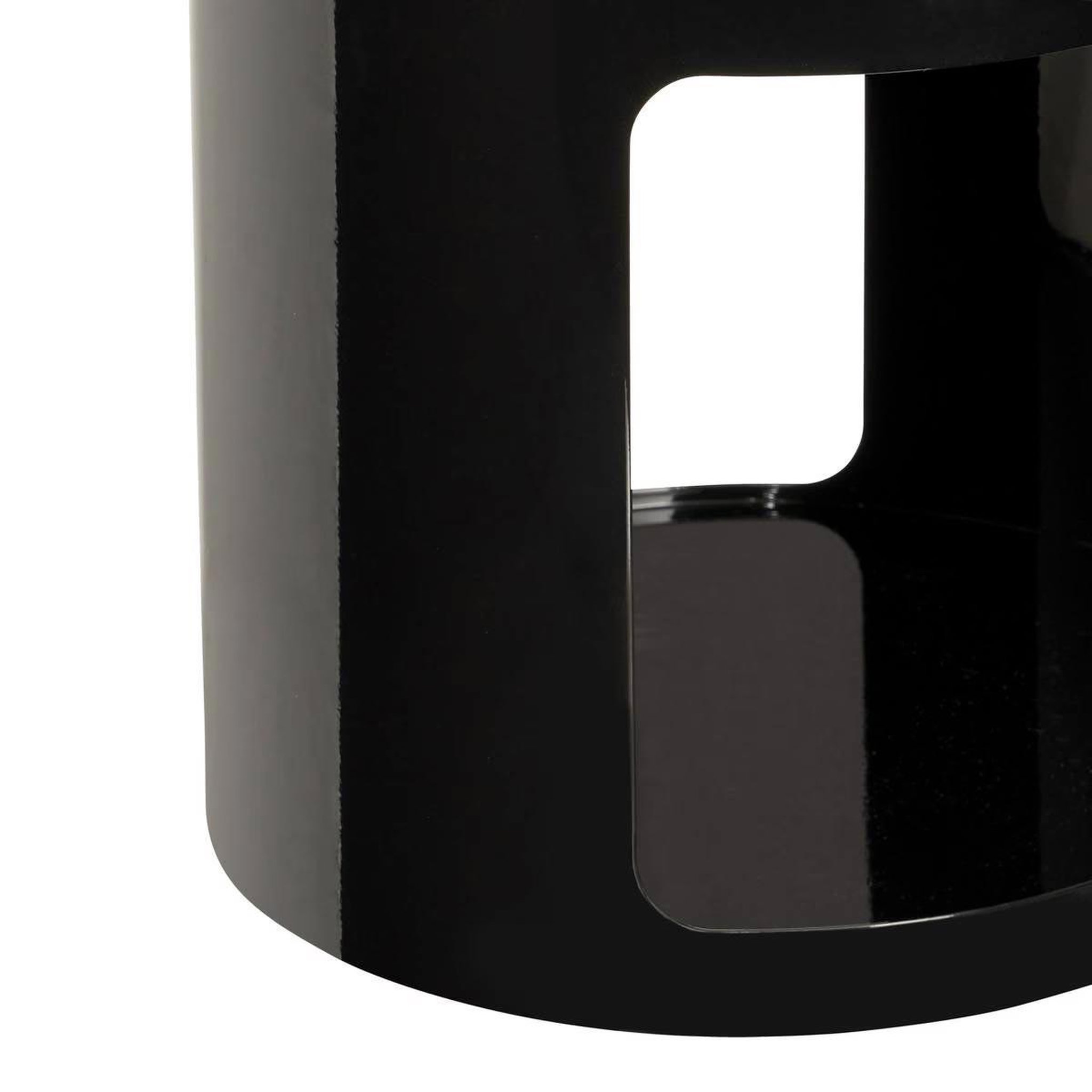 Voir la diapositive 3 : ATMOSPHERA Table d'appoint design  ashdal  45cm noir