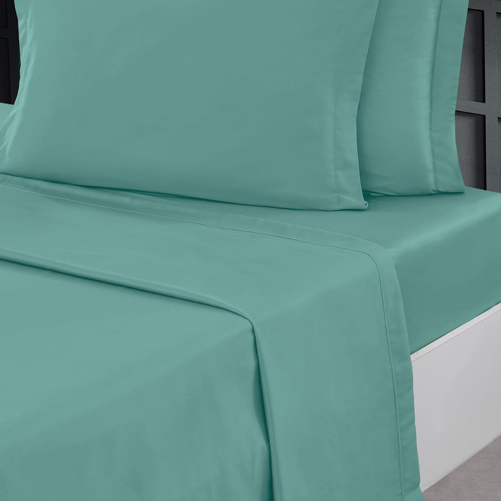 Voir la diapositive 1 : Sensei Maison Drap plat en percale de coton SOFT PERCALE