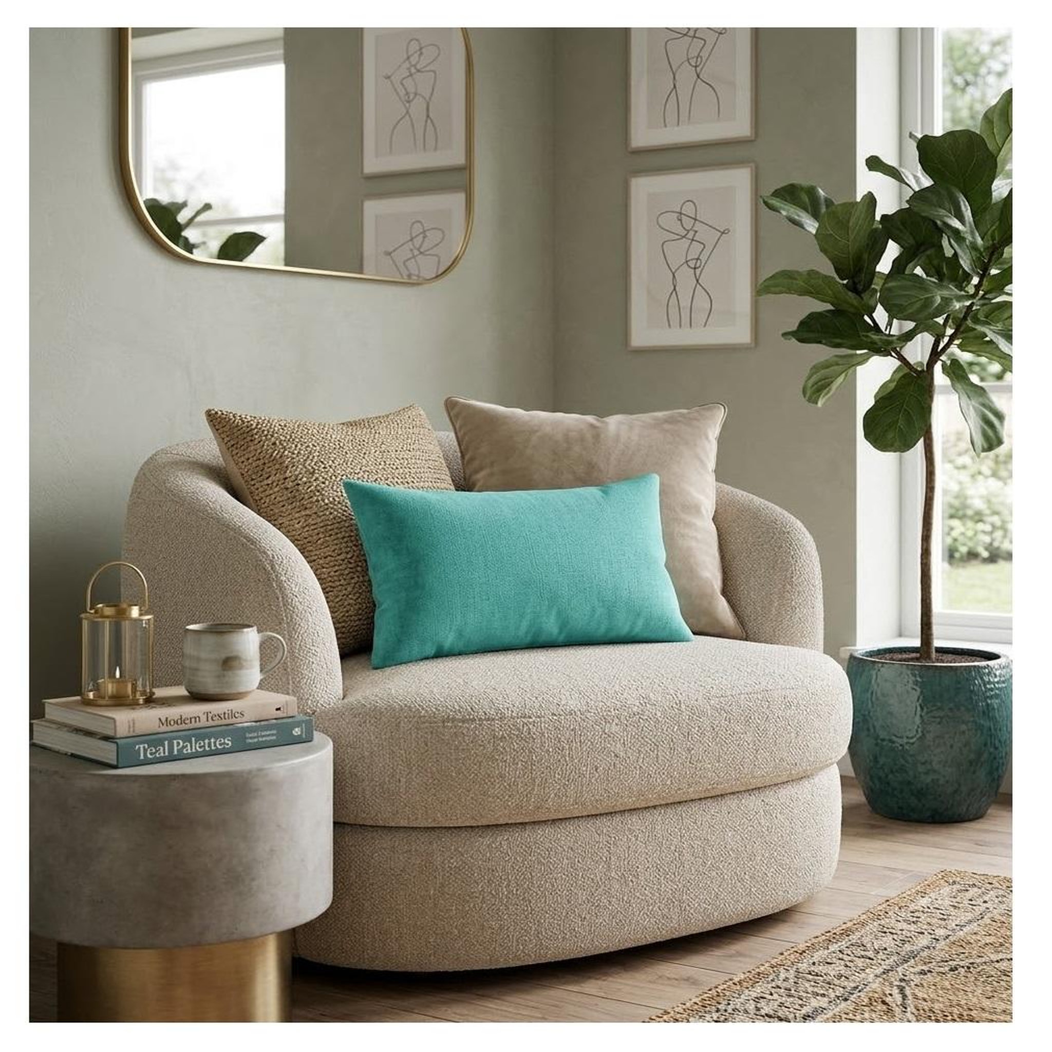 Voir la diapositive 2 : Eden Coussin en polyester uni pop color