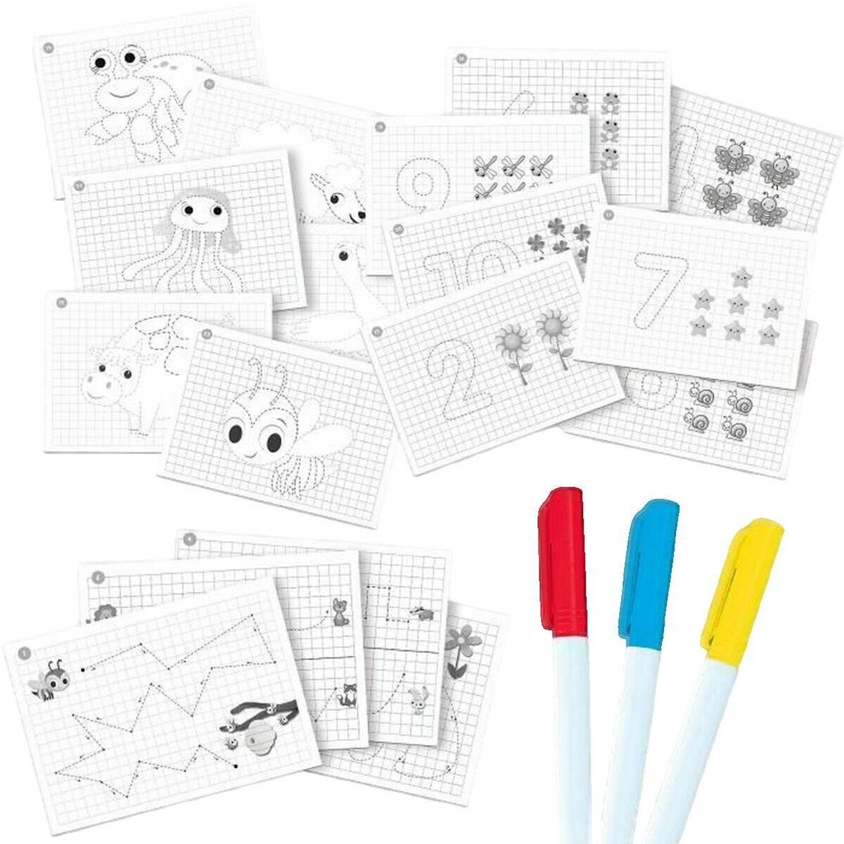 LISCIANI GIOCHI Tableau lumineux Lisciani Carotina Rouge