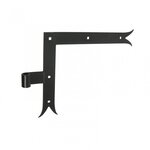 CENTRALE BRICO Paire d'équerres acier prépeint, H.250 x L.300 x P.21 mm