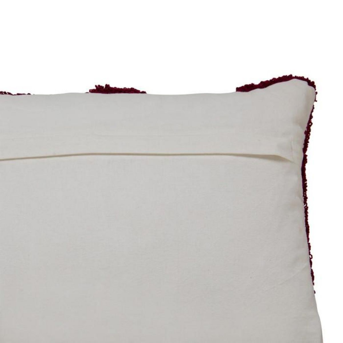 ATMOSPHERA Coussin Déco Tufté  Poppy  38x58cm Violet