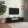 Voir la diapositive 5 : VIDAXL Meuble TV avec lumieres LED noir 160x35x40 cm