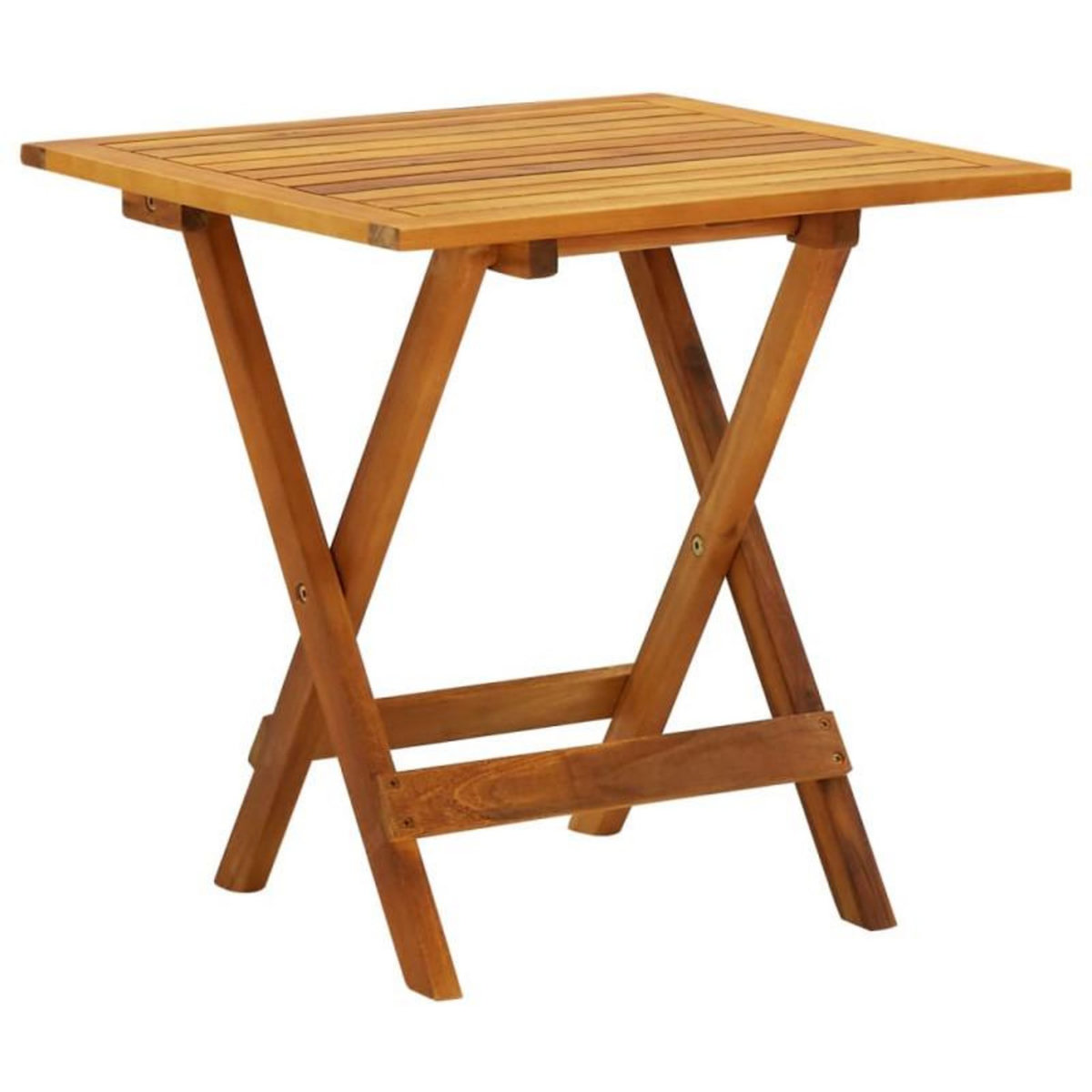 VIDAXL Table de bistro 46x46x47 cm Bois d acacia massif