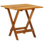 Voir la diapositive 1 : VIDAXL Table de bistro 46x46x47 cm Bois d acacia massif