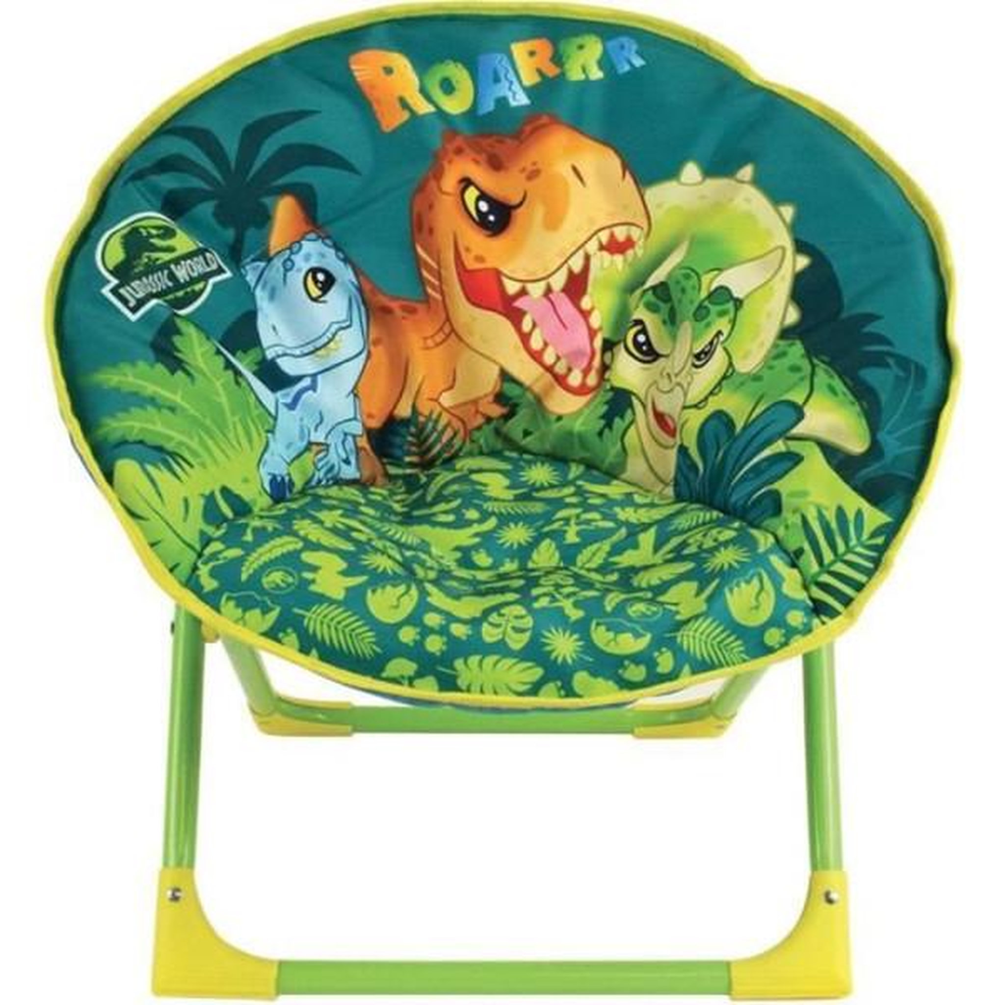 Fun House FUN HOUSE JURASSIC WORLD Siege lune dinosaures - Pliable - H.47 x l.54 x P.42 cm - Pour enfant