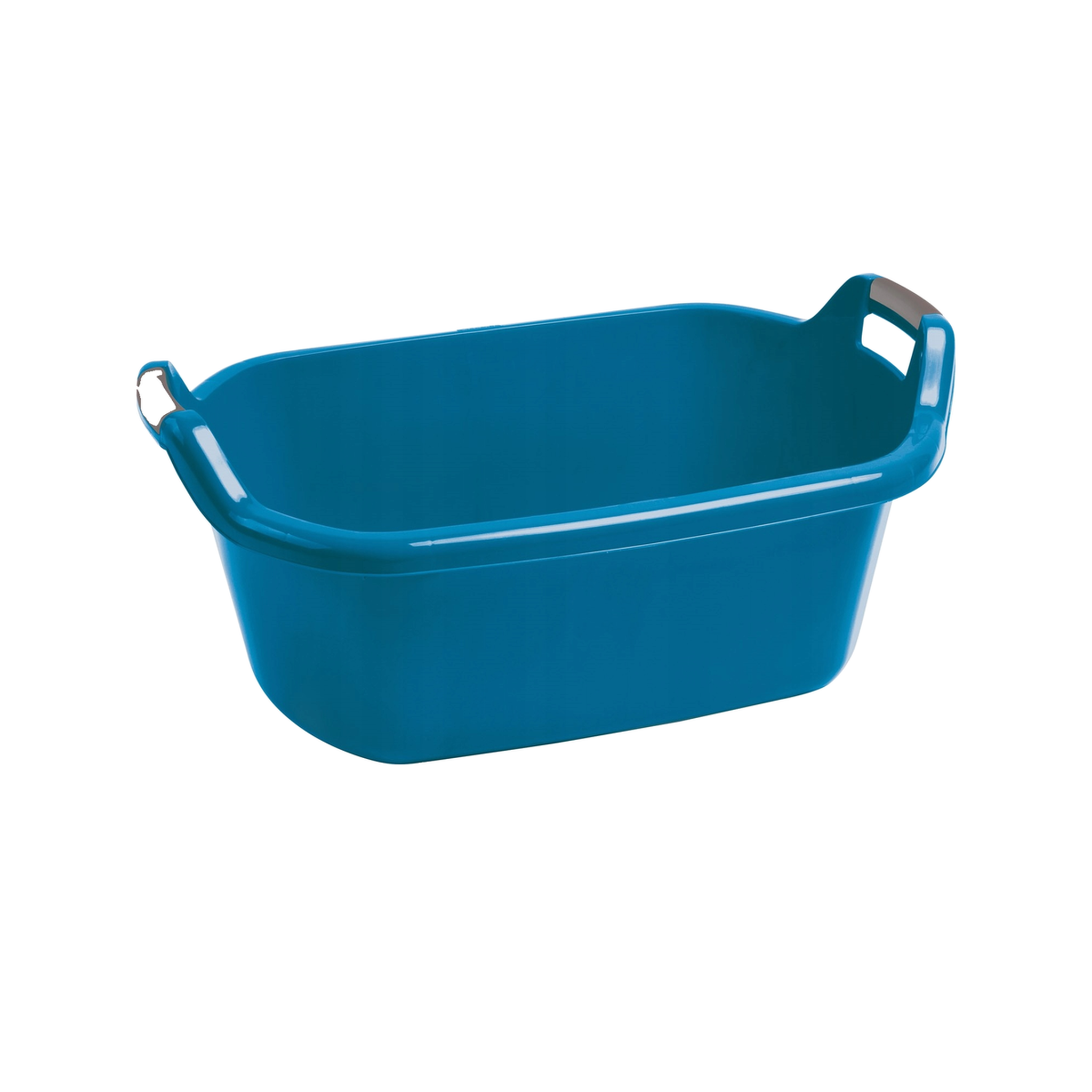Voir la diapositive 2 : CURVER Panier à linge Curver oval laundry basket 55l bleu