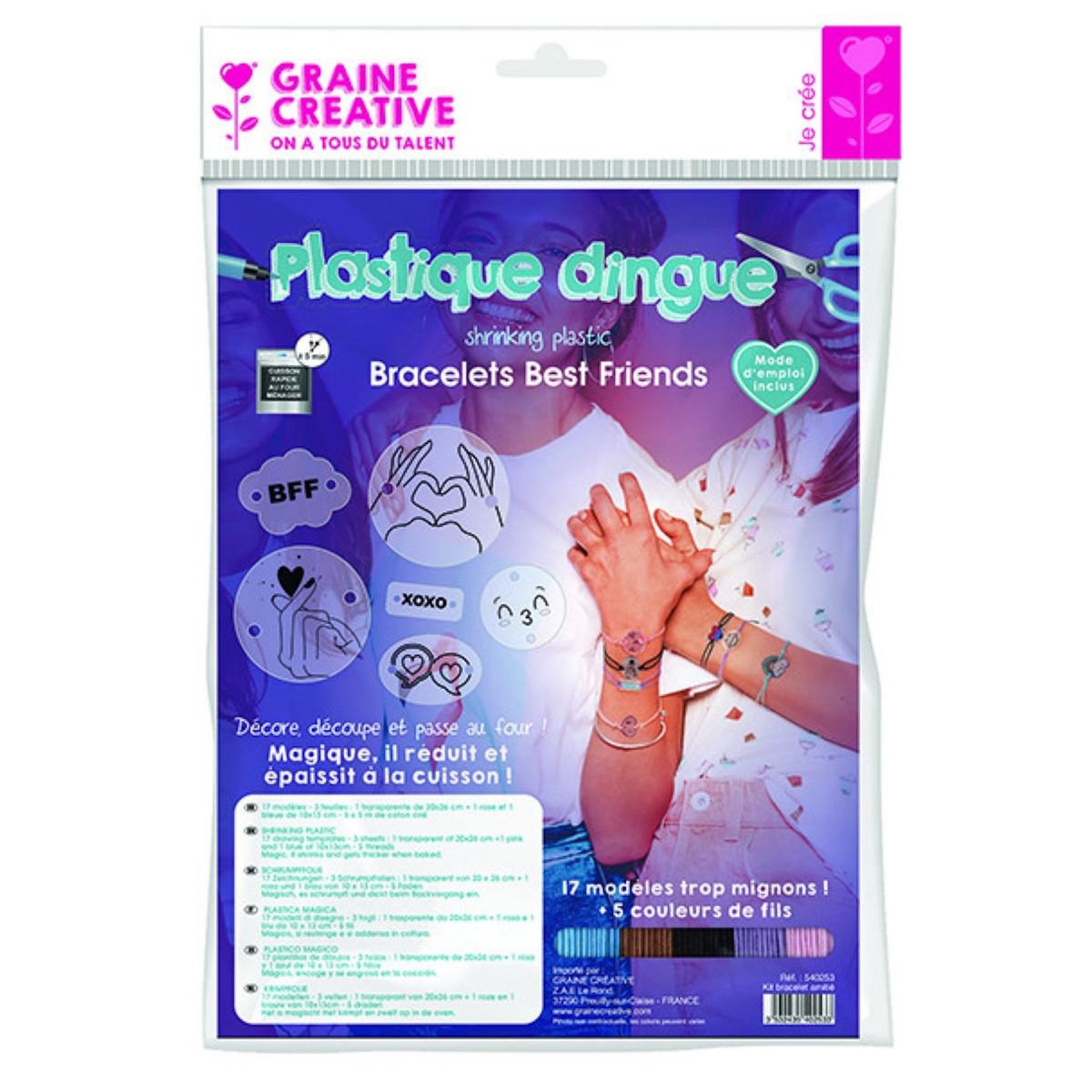 Graine créative Plastique dingue - bracelets meilleurs amis