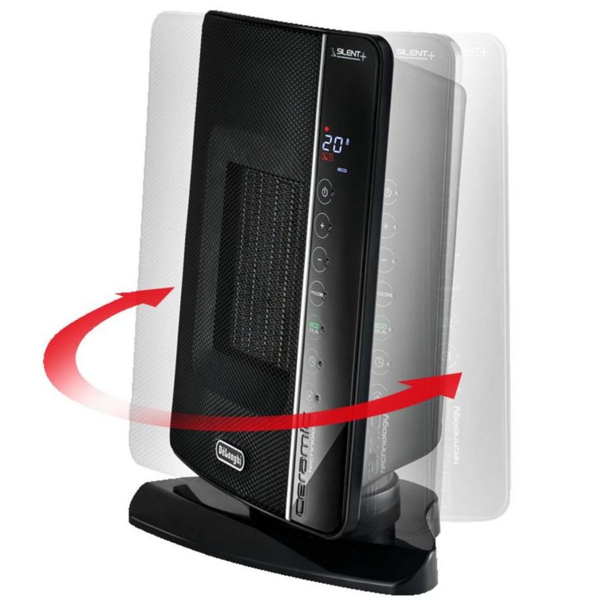 DELONGHI Chauffage soufflant céramique 2400w noir - dch7993er-bc