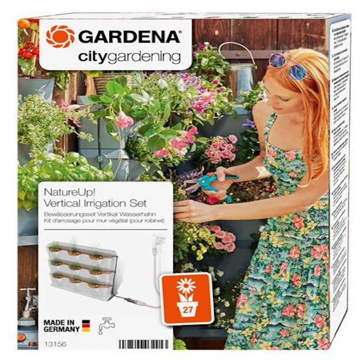 Gardena Kit d'arrosage pour mur végétal de 9 modules