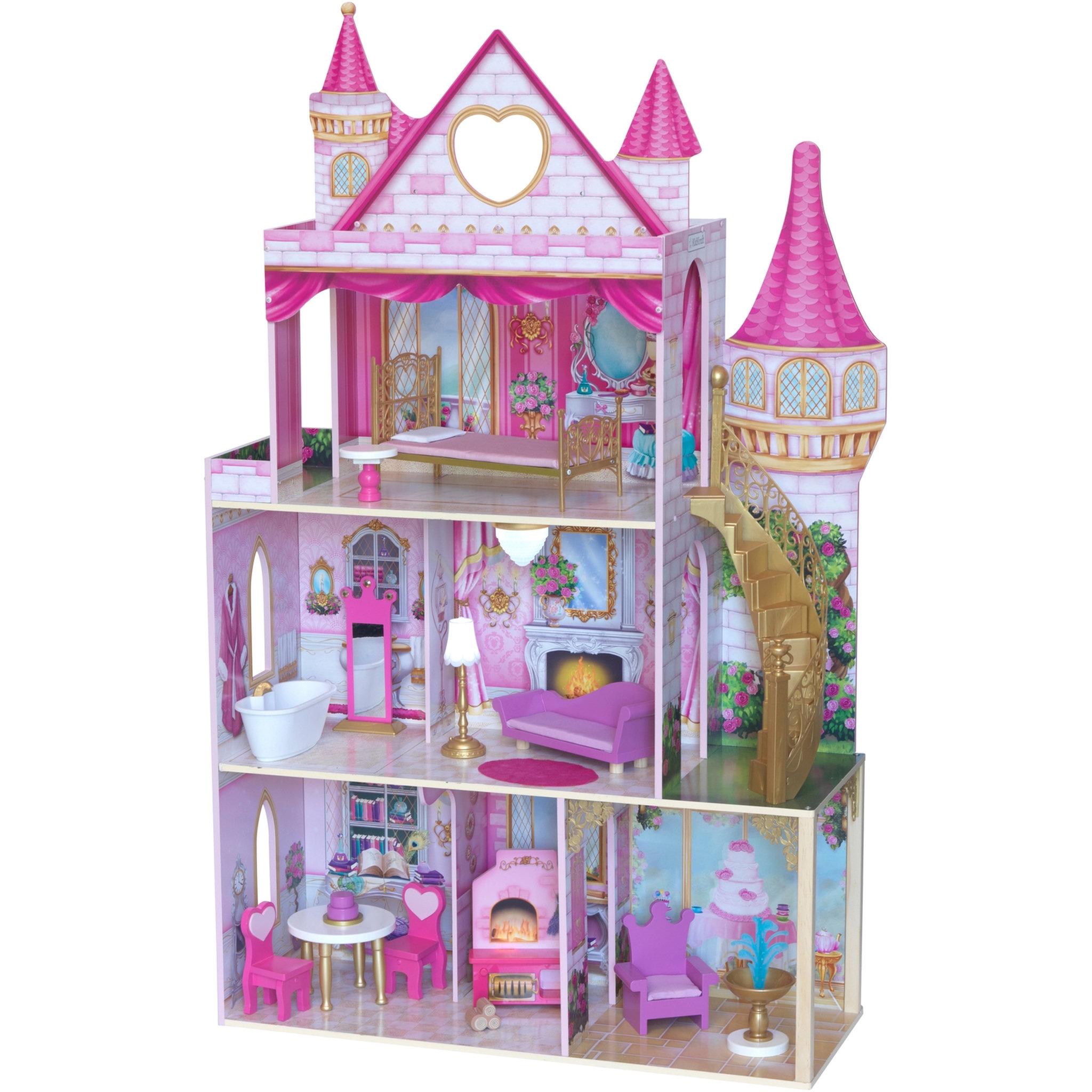 Voir la diapositive 1 : Kidkraft Château de princesse Rose Garden