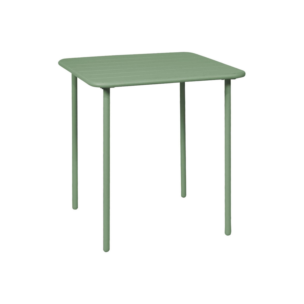 SWEEEK Table de jardin métal 2 places, Amelia 70 x 70cm