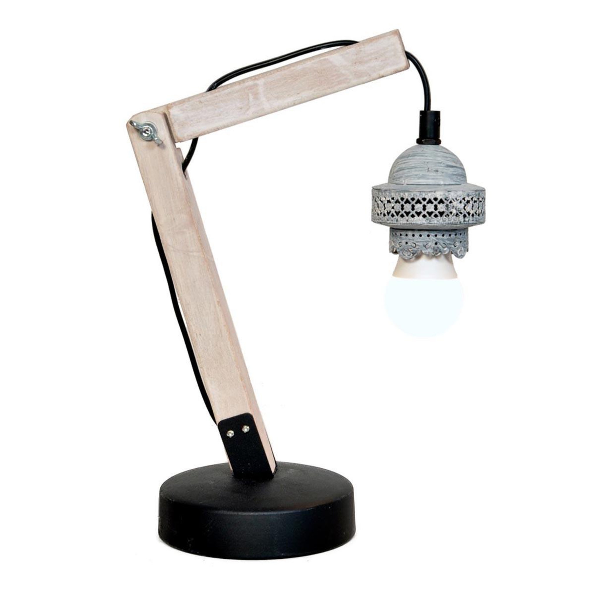 Paris Prix Lampe de Bureau en Bois  Rossa VI  38cm Naturel
