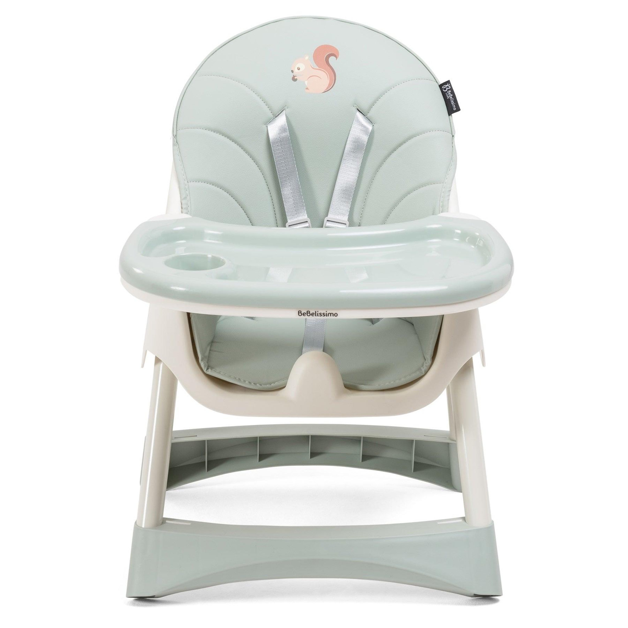 Voir la diapositive 3 : BEBELISSIMO Bebelissimo - Chaise haute 2 en 1 - Evolutive - Réglable - Pliable- Squirrel - vert - Ha-002