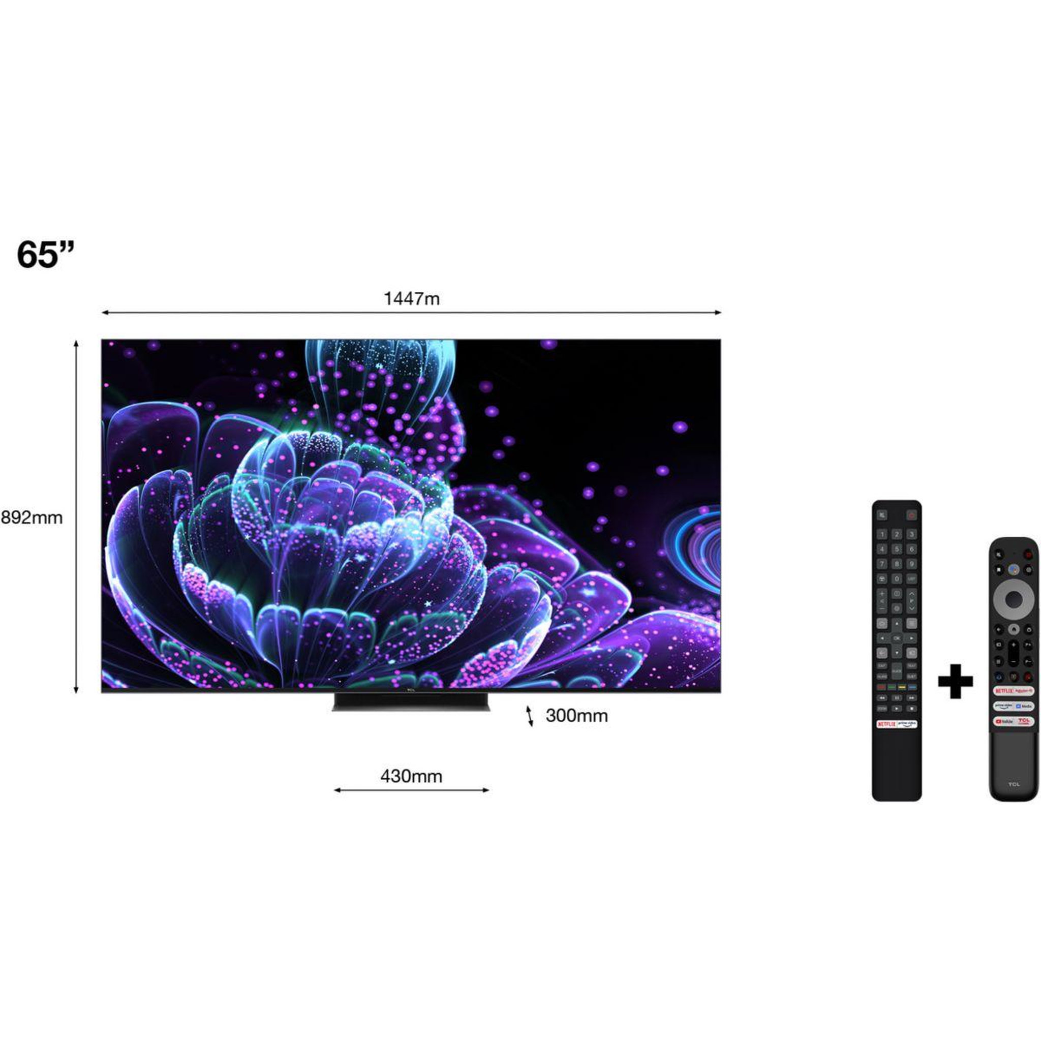 Voir la diapositive 4 : TCL TV QLED MINI LED 65C835