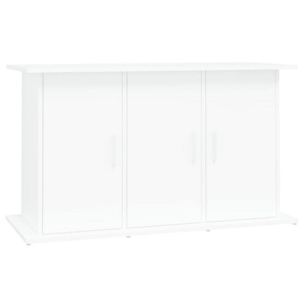 VIDAXL Support pour aquarium blanc 101x41x58 cm bois d ingénierie