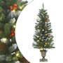 Voir la diapositive 3 : VIDAXL Ensemble de decoration de porte de Noël 4 pcs PVC