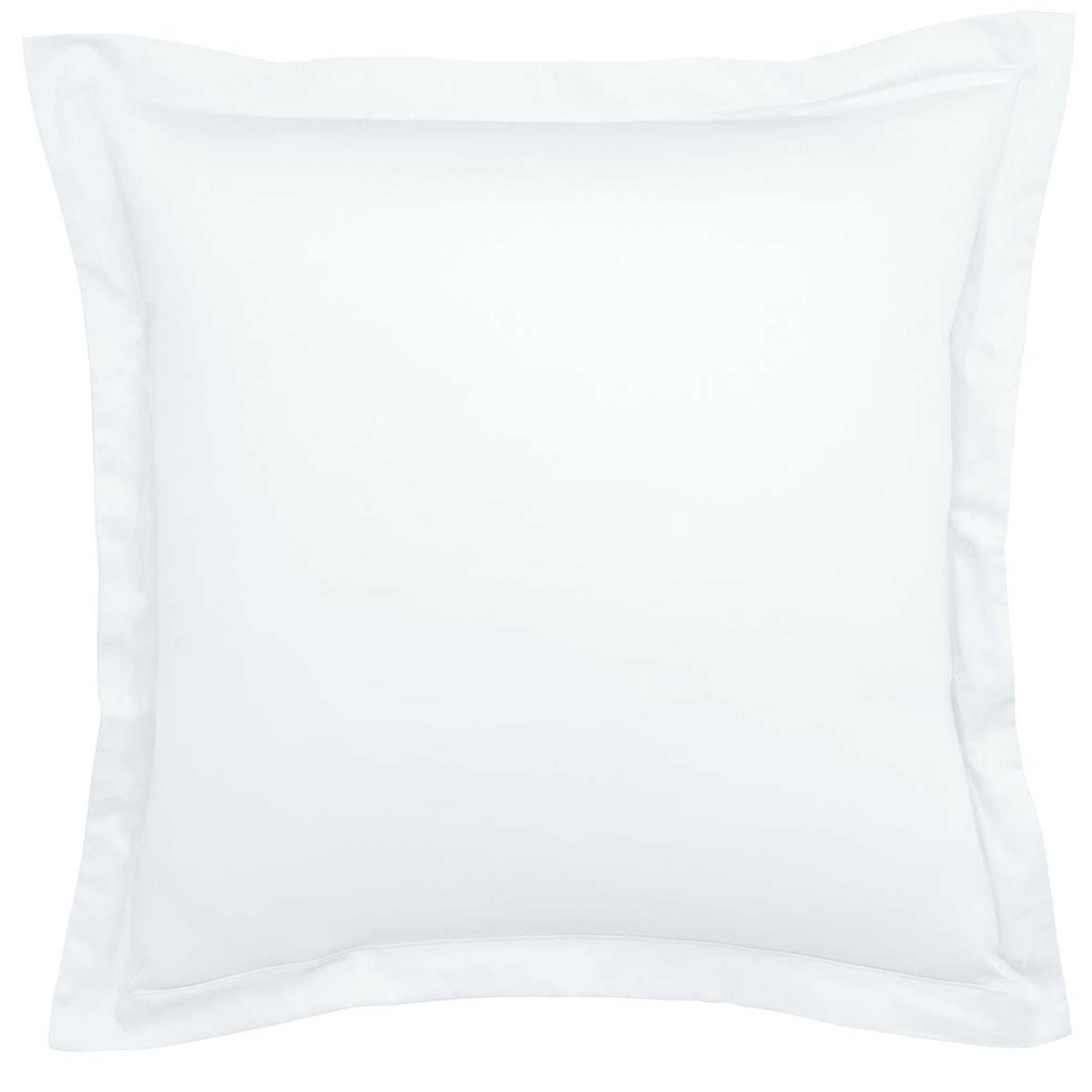 DODO Taie d'oreiller harmonie satin de coton coloris blanc. Coloris disponibles : Blanc