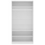 Voir la diapositive 5 : VIDAXL Garde-robe Blanc 100 x 50 x 200 cm Bois d'ingenierie