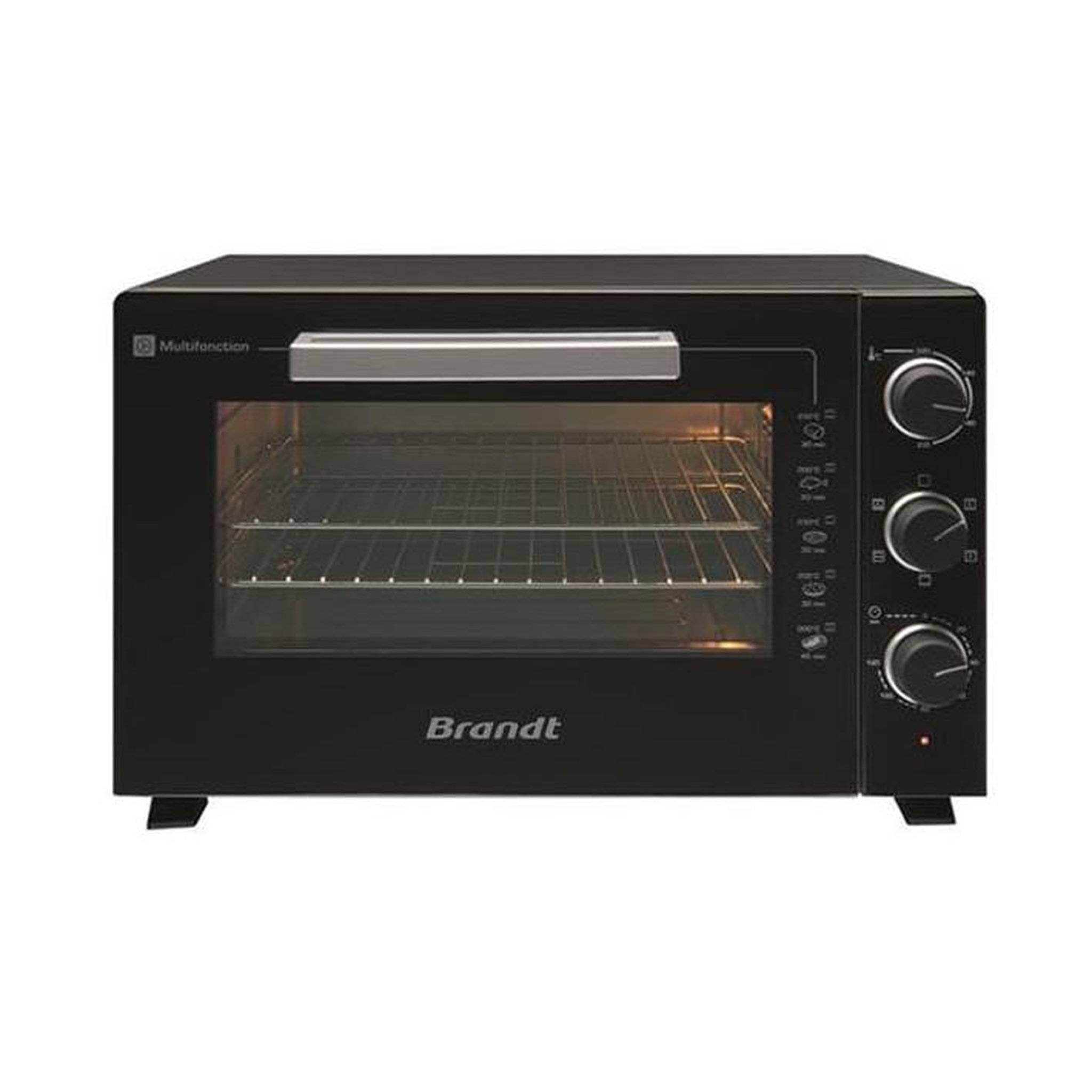 Voir la diapositive 1 : BRANDT Four multifonction 60l 2200w noir - FC609MUB