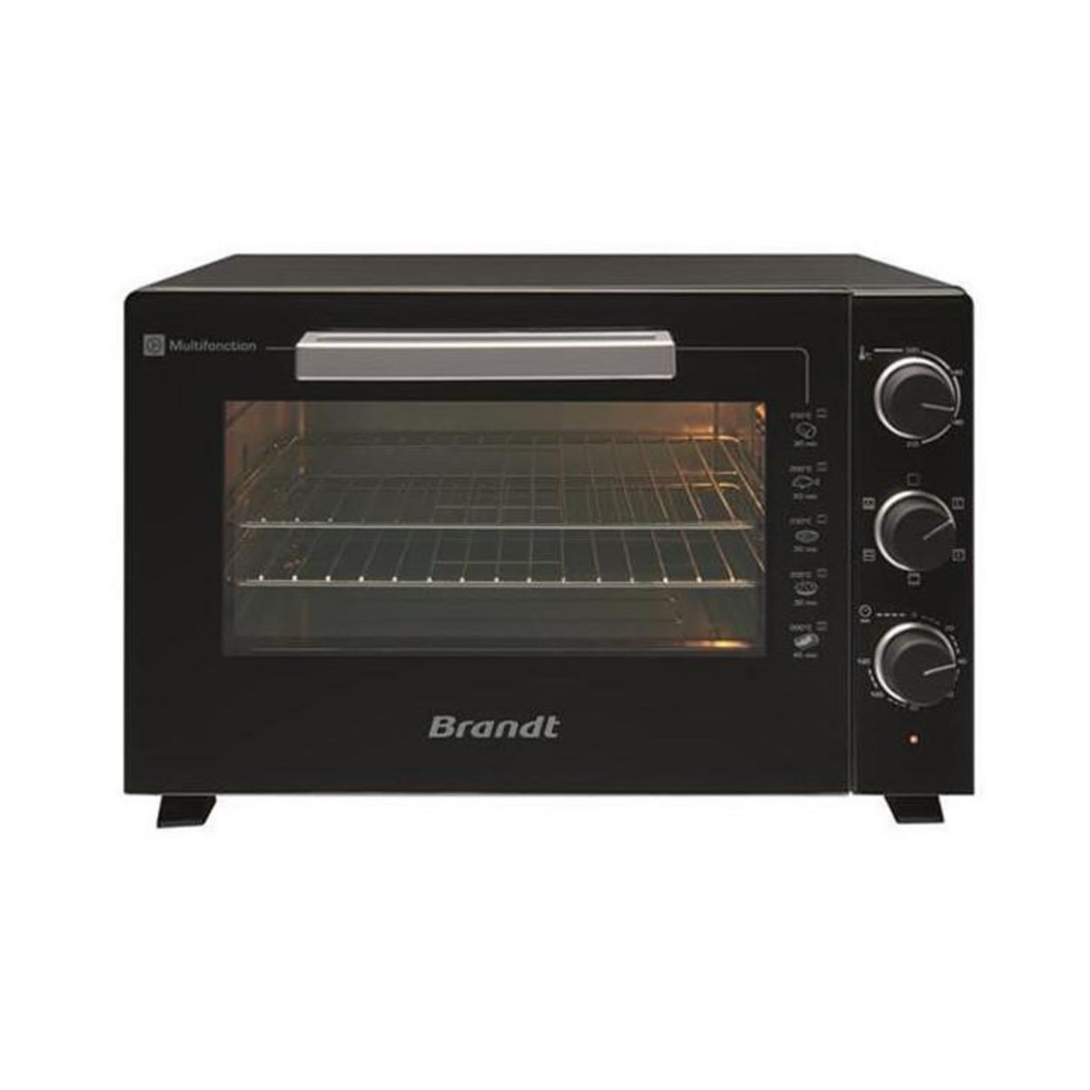 BRANDT Four multifonction 60l 2200w noir - fc609mub