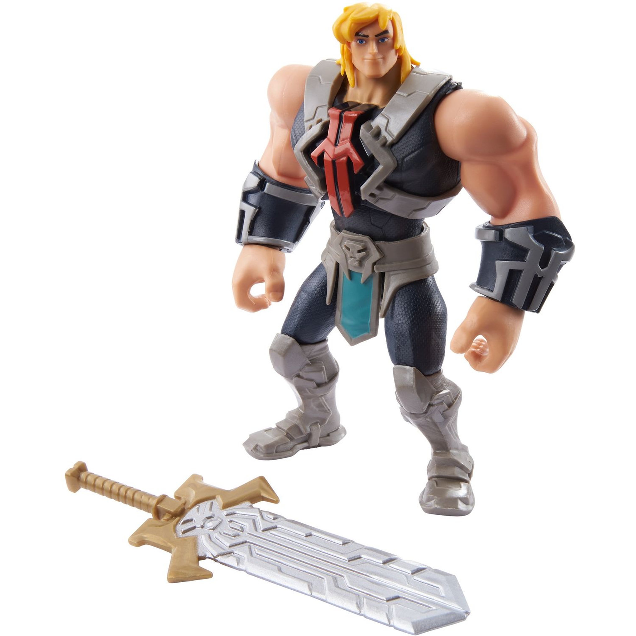 Voir la diapositive 2 : MATTEL Figurine articulée à fonction Musclor - Les Maîtres de l&rsquo;Univers