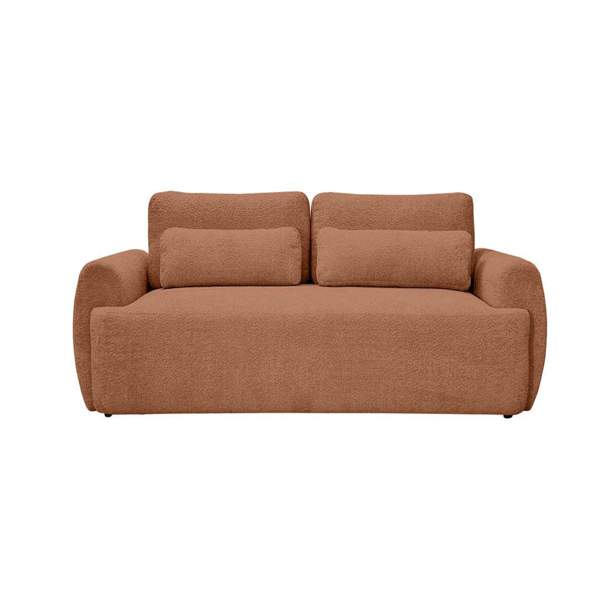 Voir la diapositive 4 : BEST MOBILIER Mahina - canapé droit 3 places - convertible avec coffre - en tissu bouclette