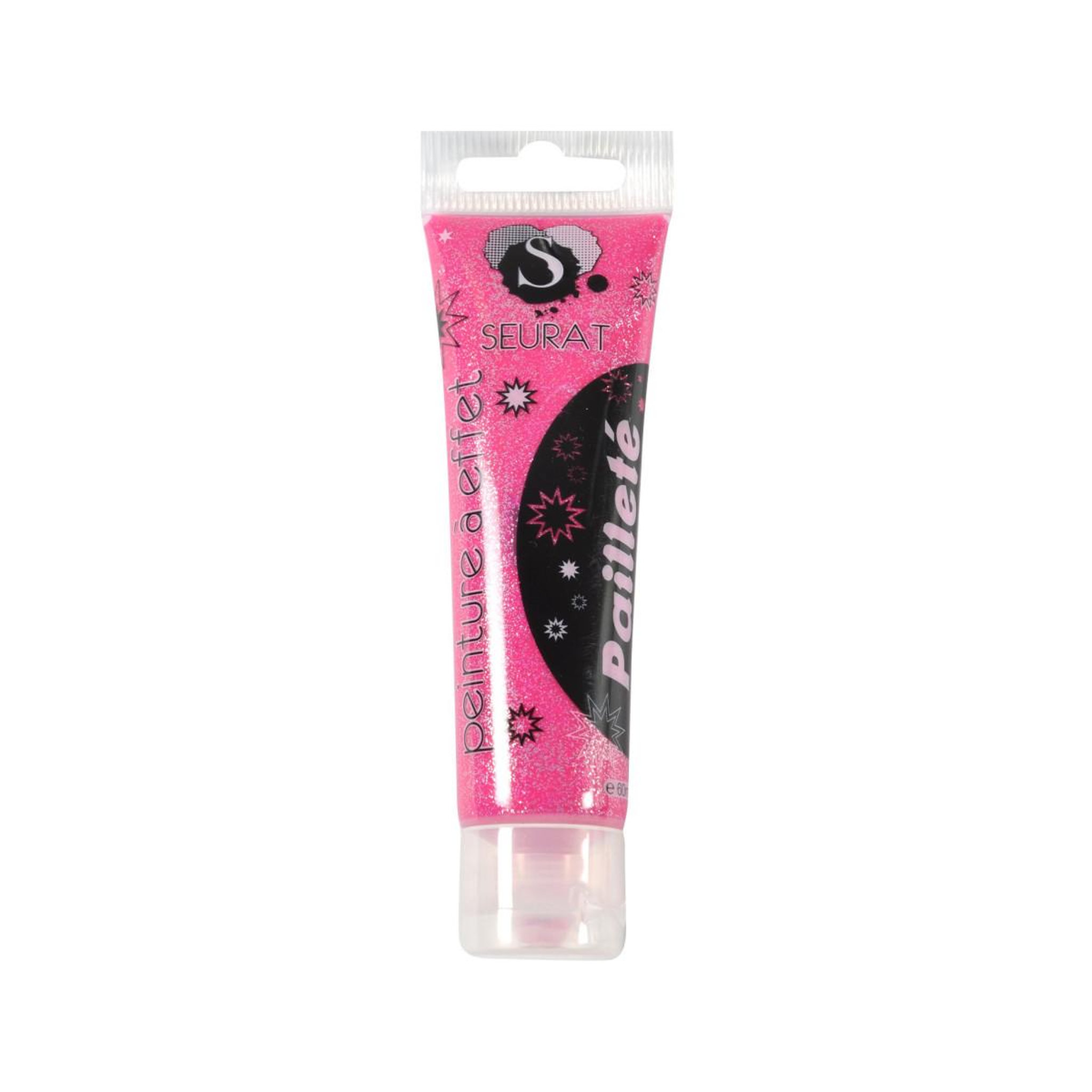 HOMEA Peinture à Effet  Glitter  60ml Rose
