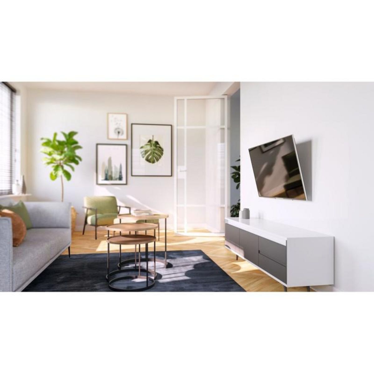 Vogel's Support mural pour écran plat Vogel s TVM 321FD9 INCLINABLE POUR TELEVISION DE 19 A 43