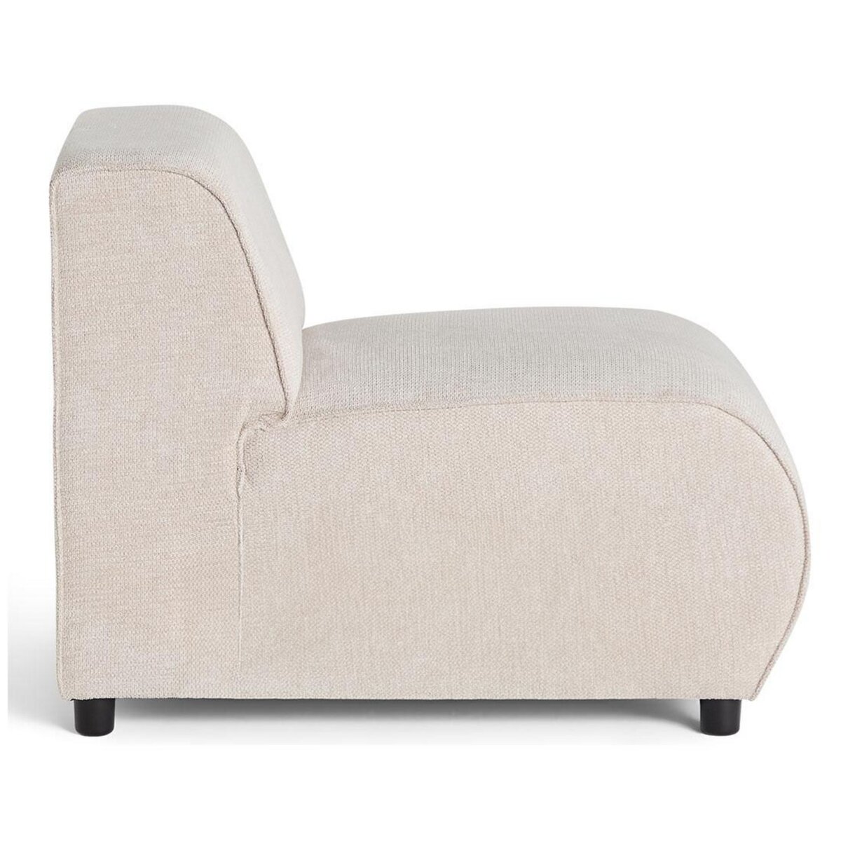 LISA DESIGN Suaro - module d'assise en tissu texturé