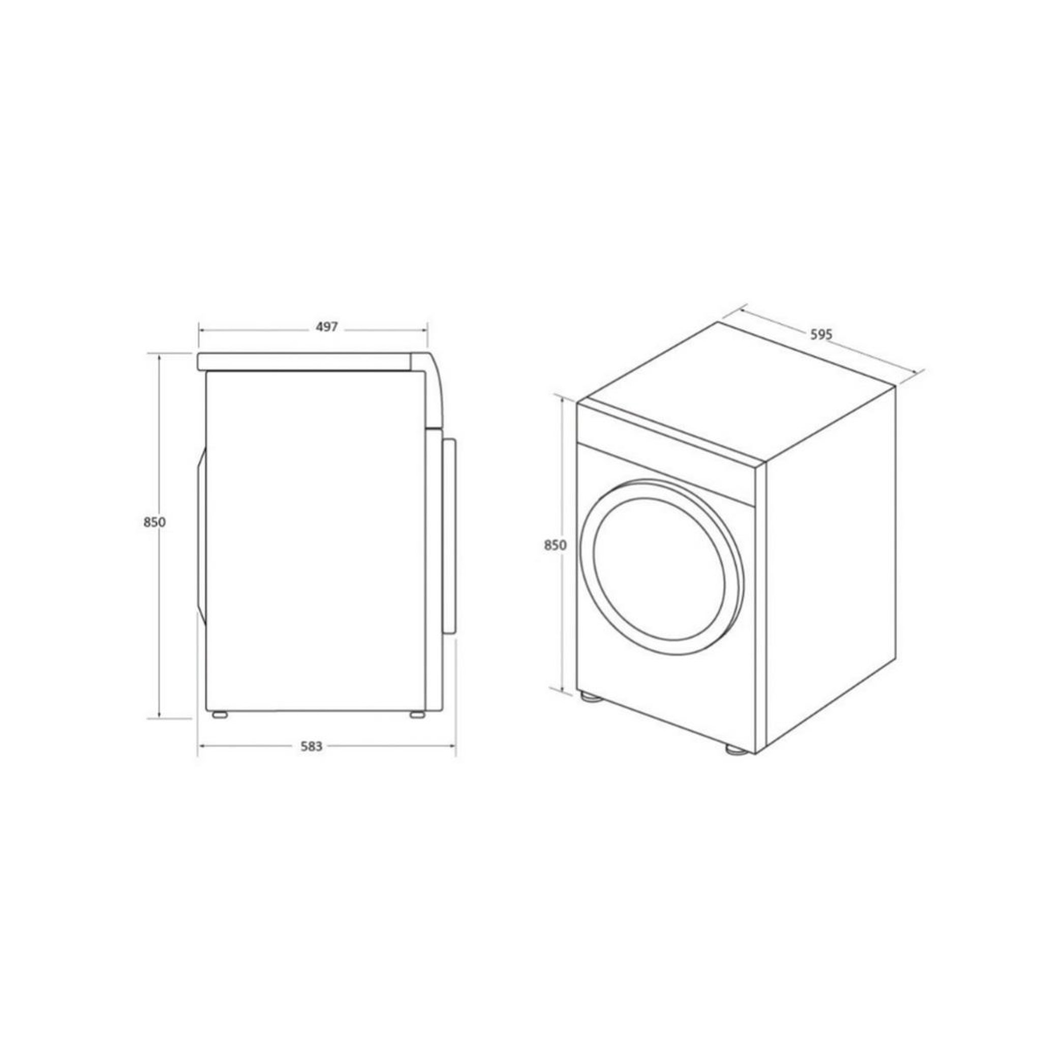 Voir la diapositive 5 : HAIER Lave-linge frontal 10kg 1400 tours/min - hw100b14959s8u1f