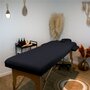 Voir la diapositive 5 : VIVEZEN Kit complet de housses pour table de massage - Éponge - Gris anthracite