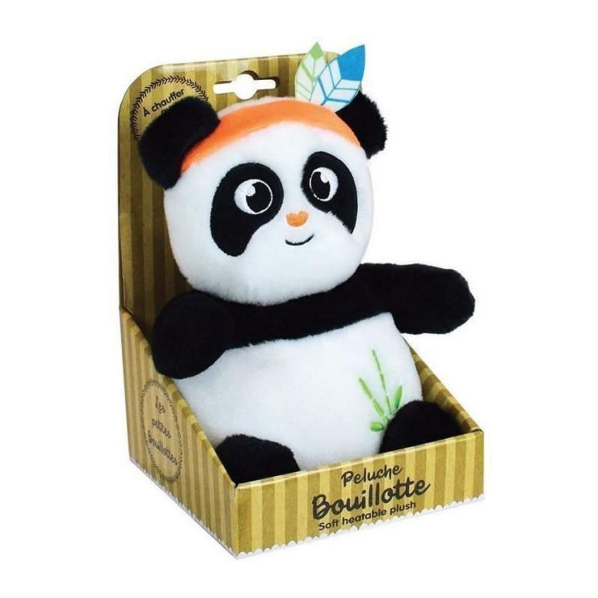 JEMINI INDIAN PANDA Peluche bouillotte +/- 21 cm