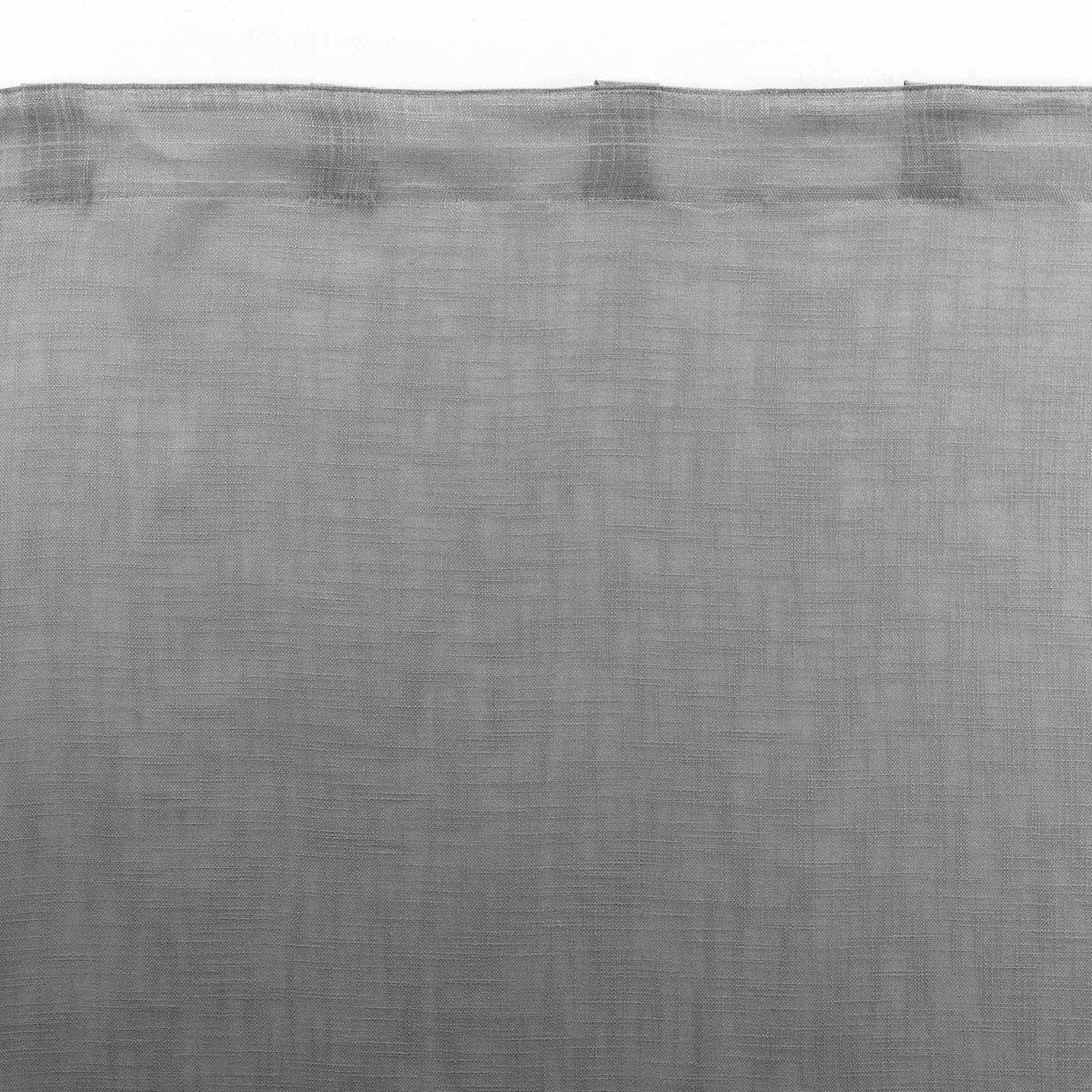 Voir la diapositive 5 : Douceur d'Intérieur Rideau voilage à passants  haltona  140x240cm gris