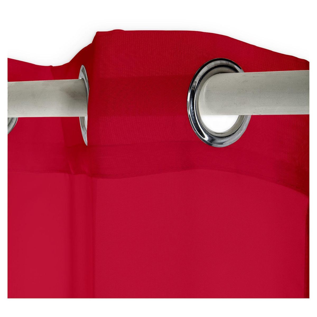 TODAY Voilage finition oeillets prêt à poser en polyester 135x240 cm