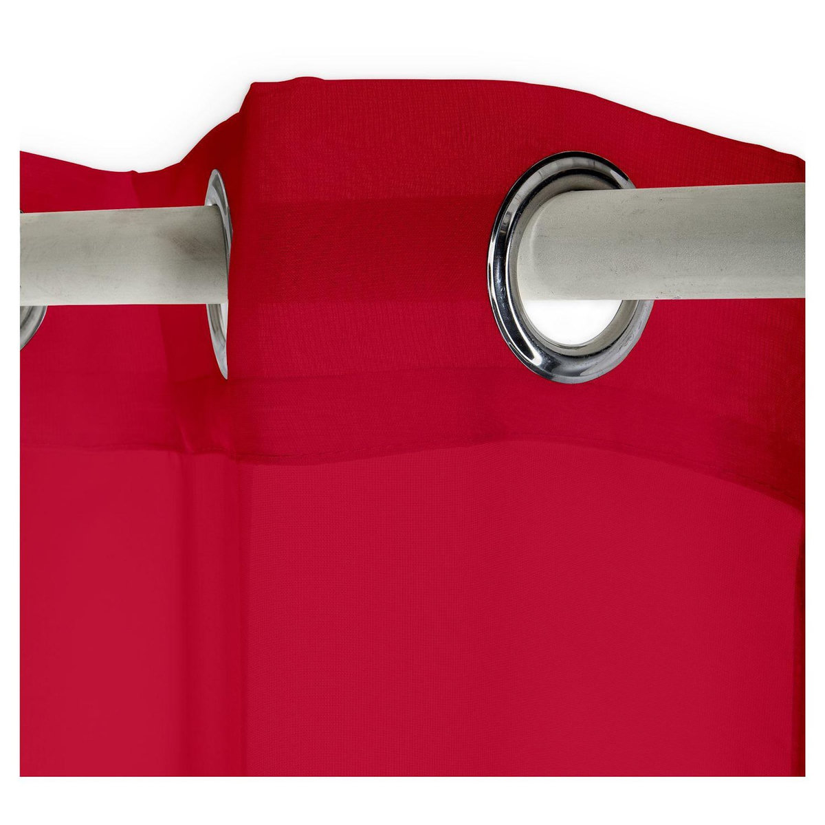 TODAY Voilage finition oeillets prêt à poser en polyester 135x240 cm