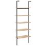 Voir la diapositive 5 : VIDAXL Etagere inclinee a 5 niveaux Marron clair et noir 64x35x185cm