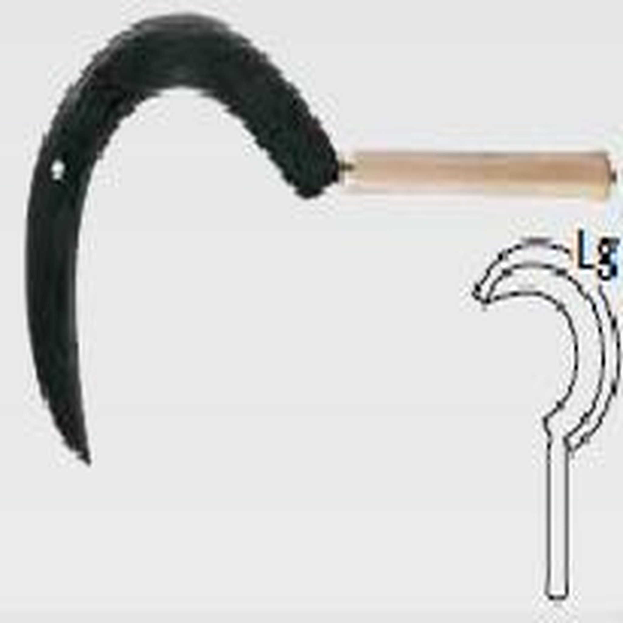 Leborgne Faucille Corse pour droitier - 55 cm