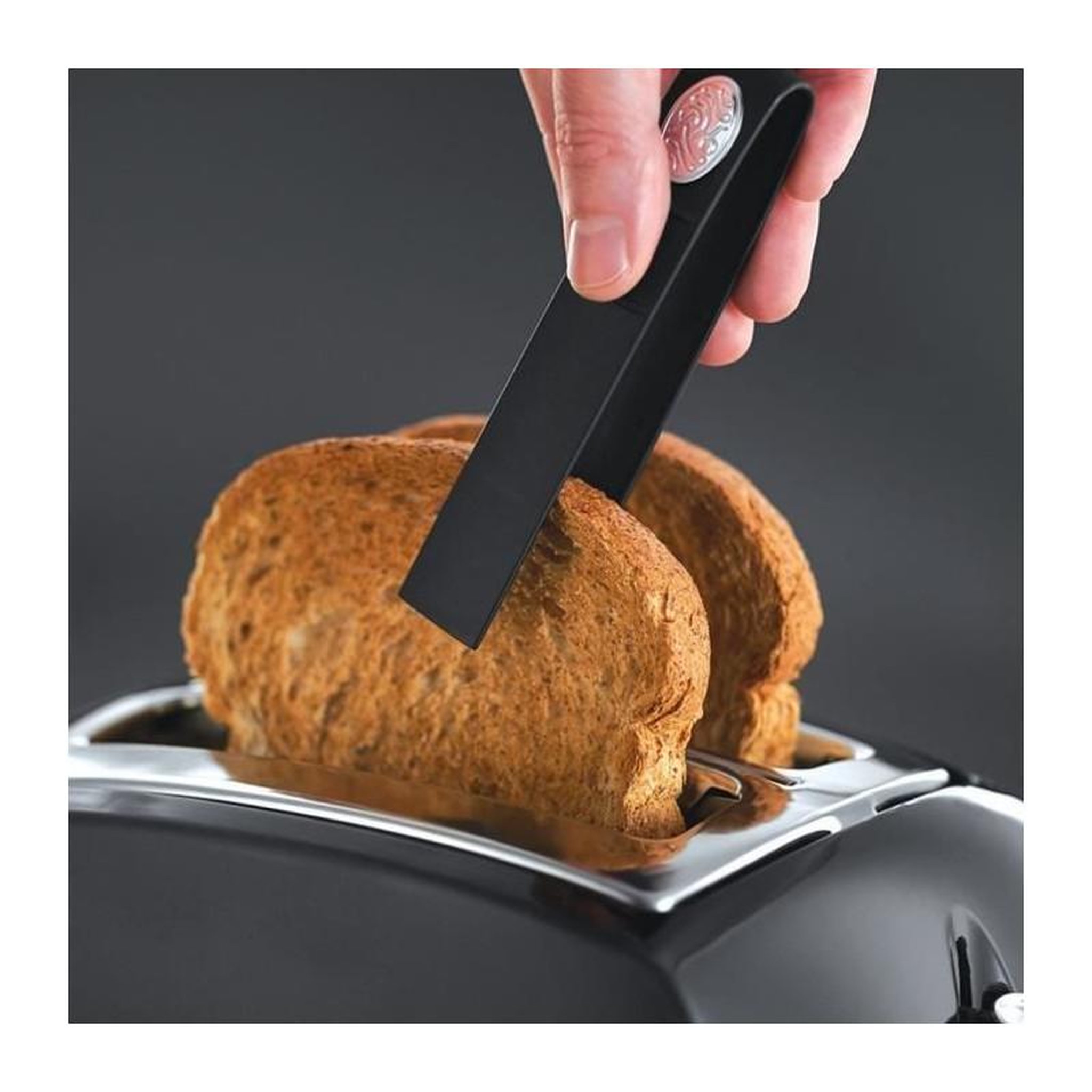 Voir la diapositive 4 : Russell Hobbs RUSSELL HOBBS 22601-56 - Toaster Textures Plus - 895 W - Noir