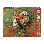 EDUCA Puzzle - EDUCA - Reine Lézard - 500 pieces - Animaux - 68 x 48 cm - a partir de 10 ans