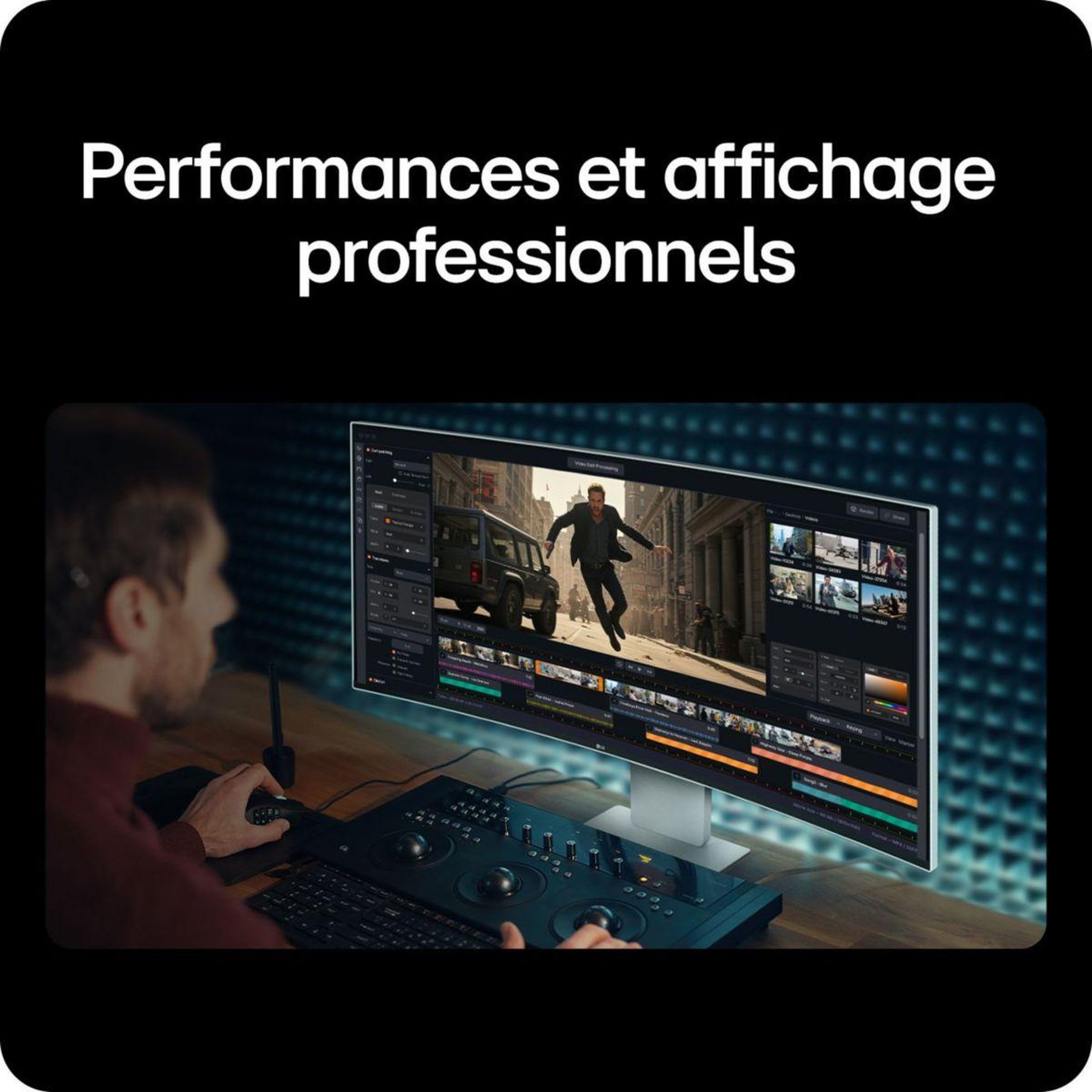 Voir la diapositive 4 : LG Ecran PC 5K 40U990A-W.AEU UltraWide IPS 40''