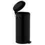 Voir la diapositive 3 : Kitchen move Poubelle à pédale 30l noir - 927250e black as