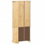 Voir la diapositive 6 : VIDAXL Buffet haut Corona 74x38x170 cm bois de pin massif