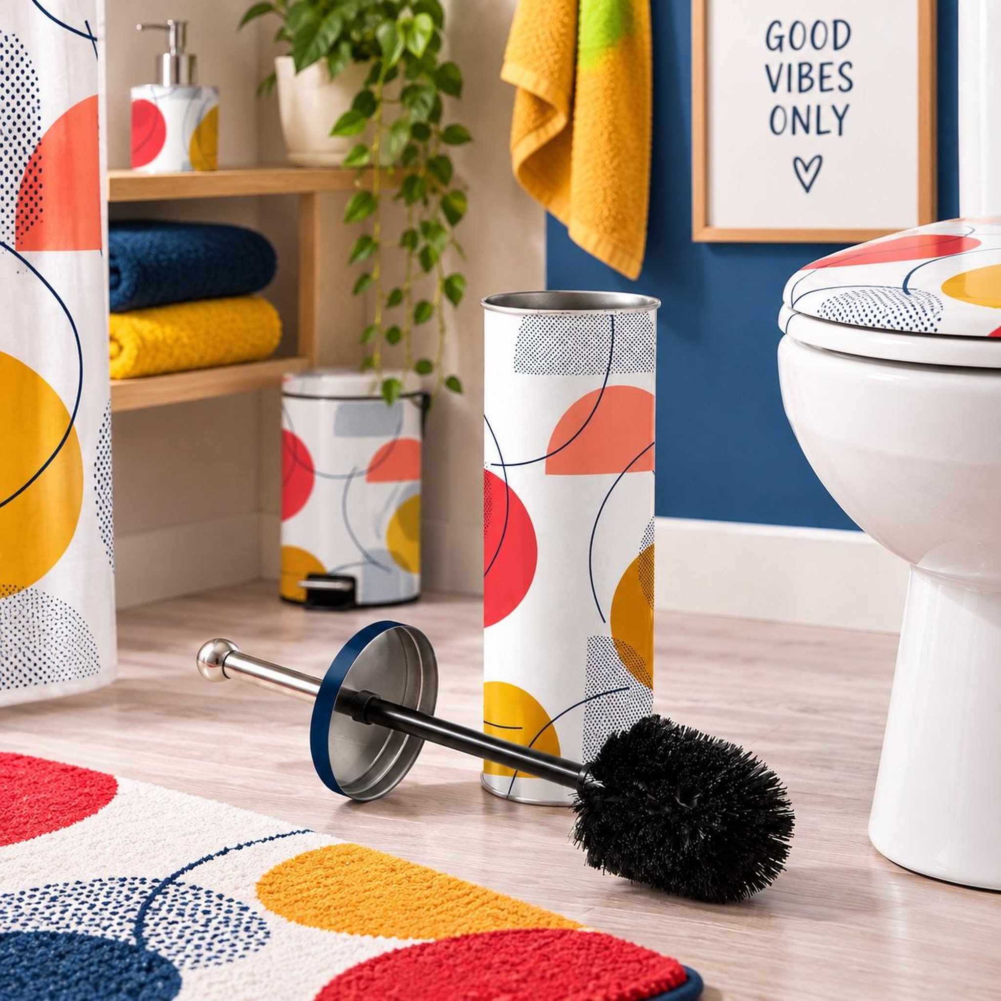 Voir la diapositive 4 : Eden Brosse de toilette 9.5 x 37 cm color pop
