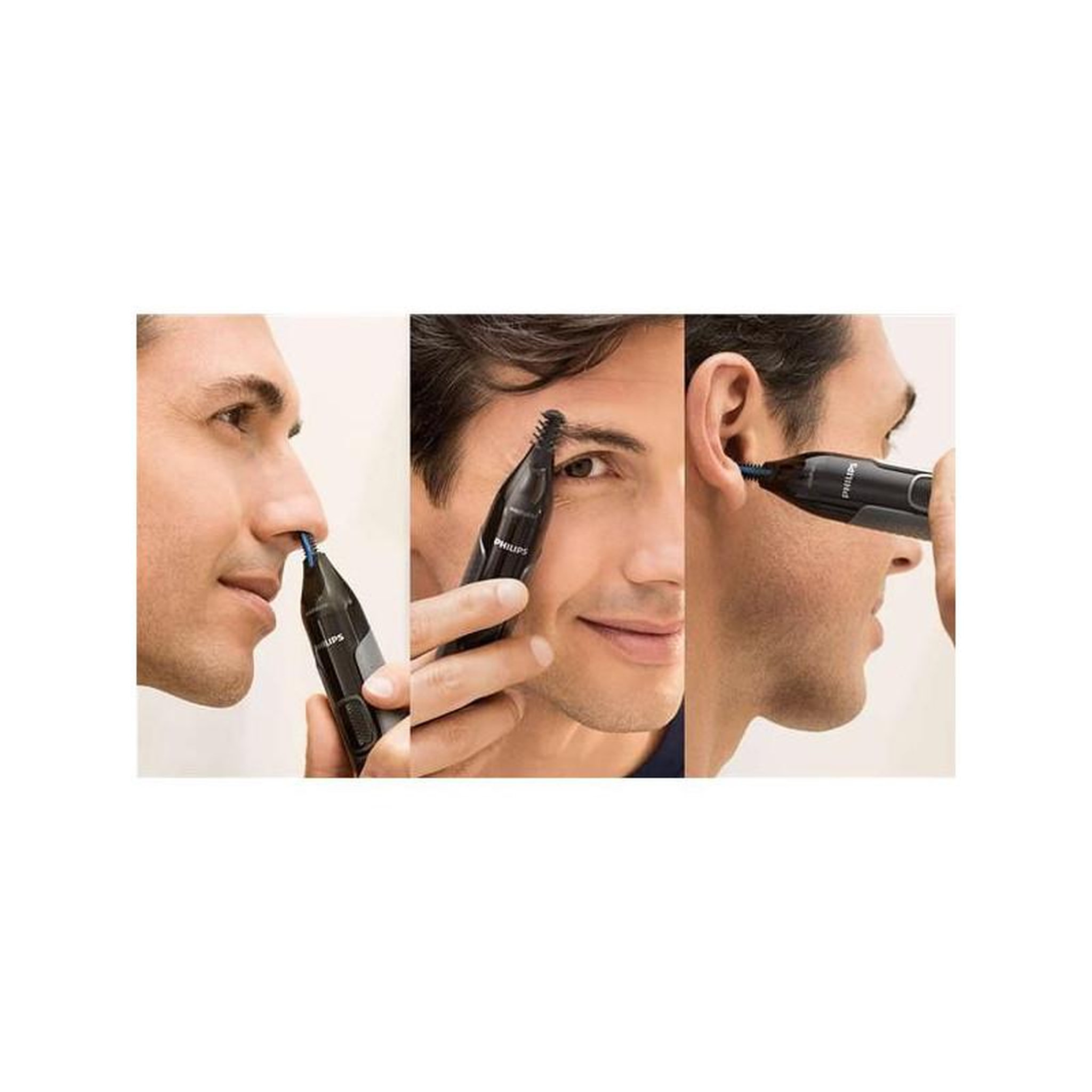 Voir la diapositive 3 : Philips Tondeuse sourcils et nez/oreilles - nt3650/16
