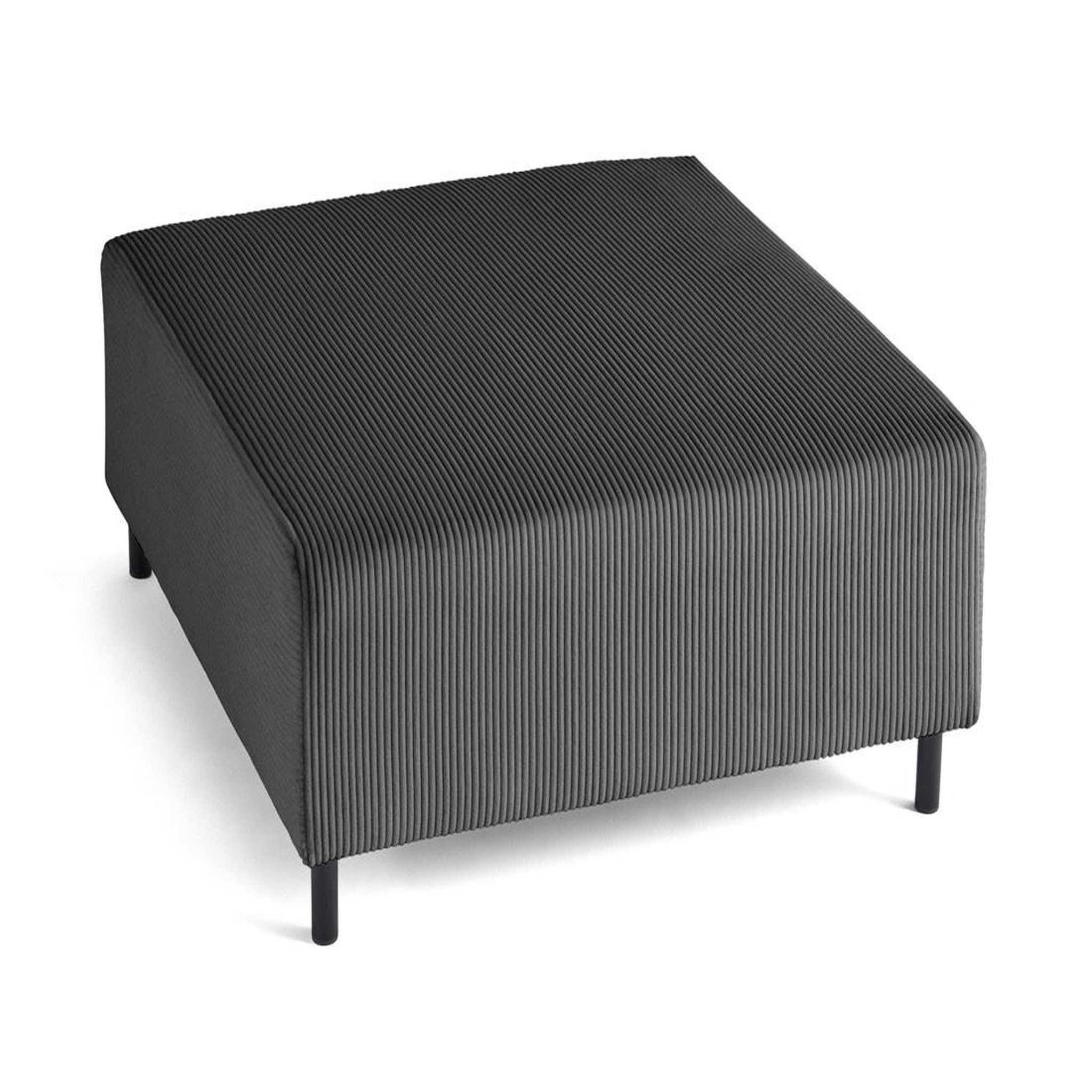 Voir la diapositive 2 : LISA DESIGN Edinburg - pouf modulable - en velours côtelé