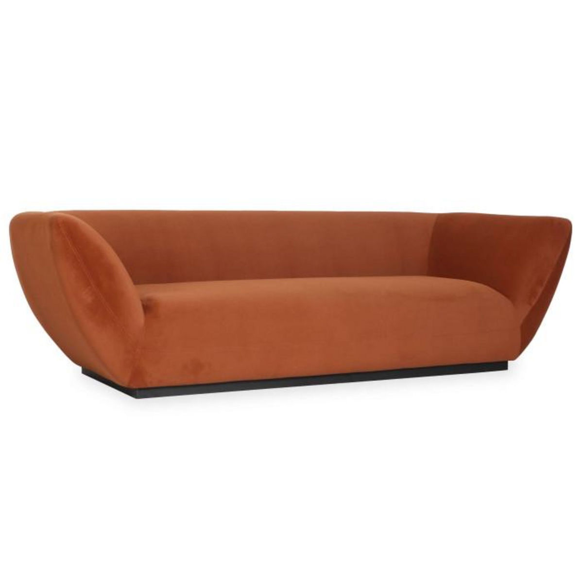Paris Prix Canapé Design 3 Places  Estelle  240cm Terracotta