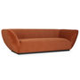 Voir la diapositive 4 : Paris Prix Canapé Design 3 Places  Estelle  240cm Terracotta
