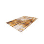 Voir la diapositive 2 : Paris Prix Tapis Tissé Doux à Poils Courts  Saphira  Jaune