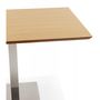 Voir la diapositive 6 : Paris Prix Table Haute Mange-Debout  Pansy  180cm Naturel & Argent